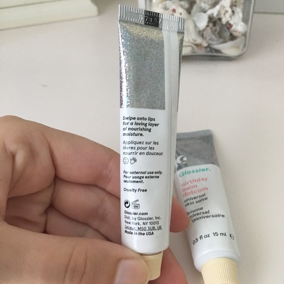 NEW Glossier Birthday Balm Dotcom set of 2 - Picture 3 of 4